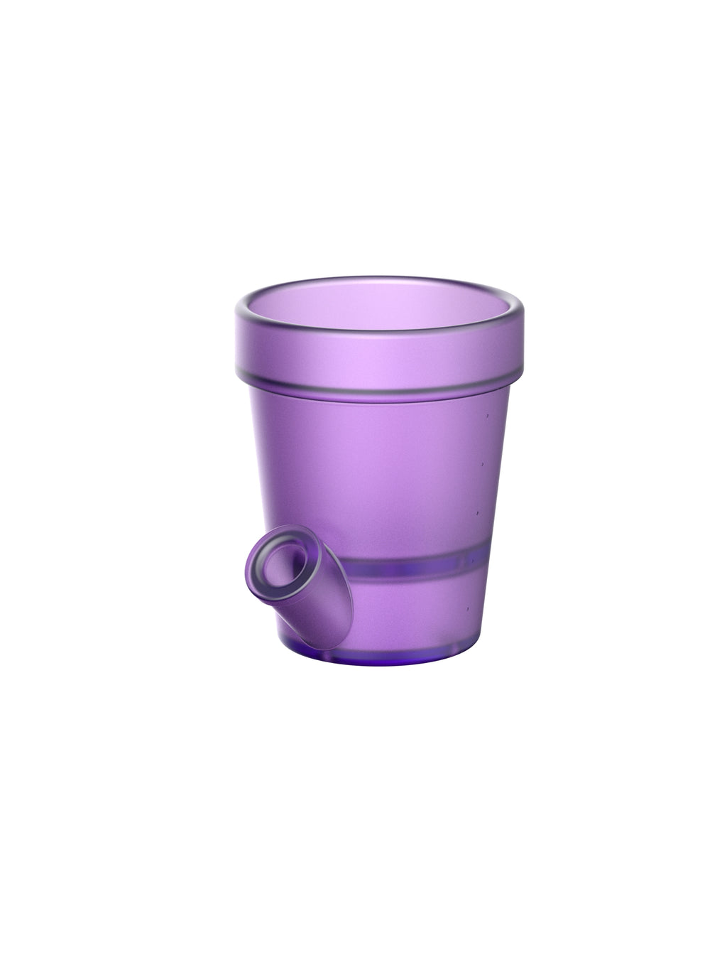 Petit Pot de Fleurs Violet