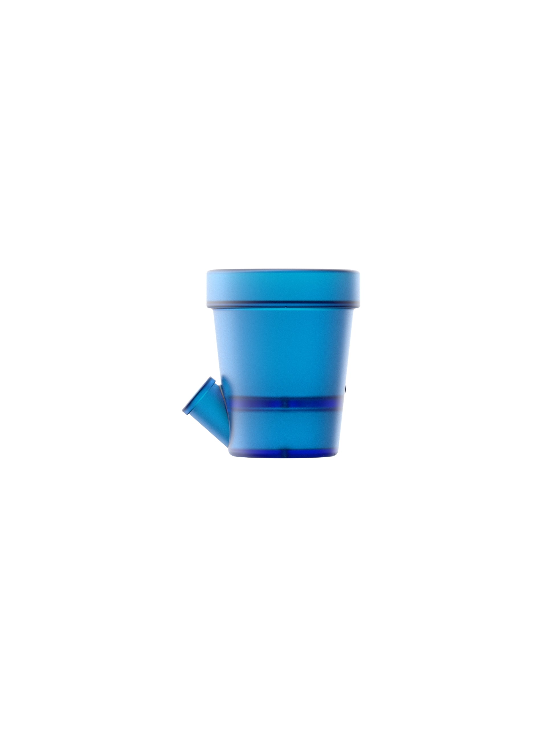 Petit Pot de Fleurs Bleu