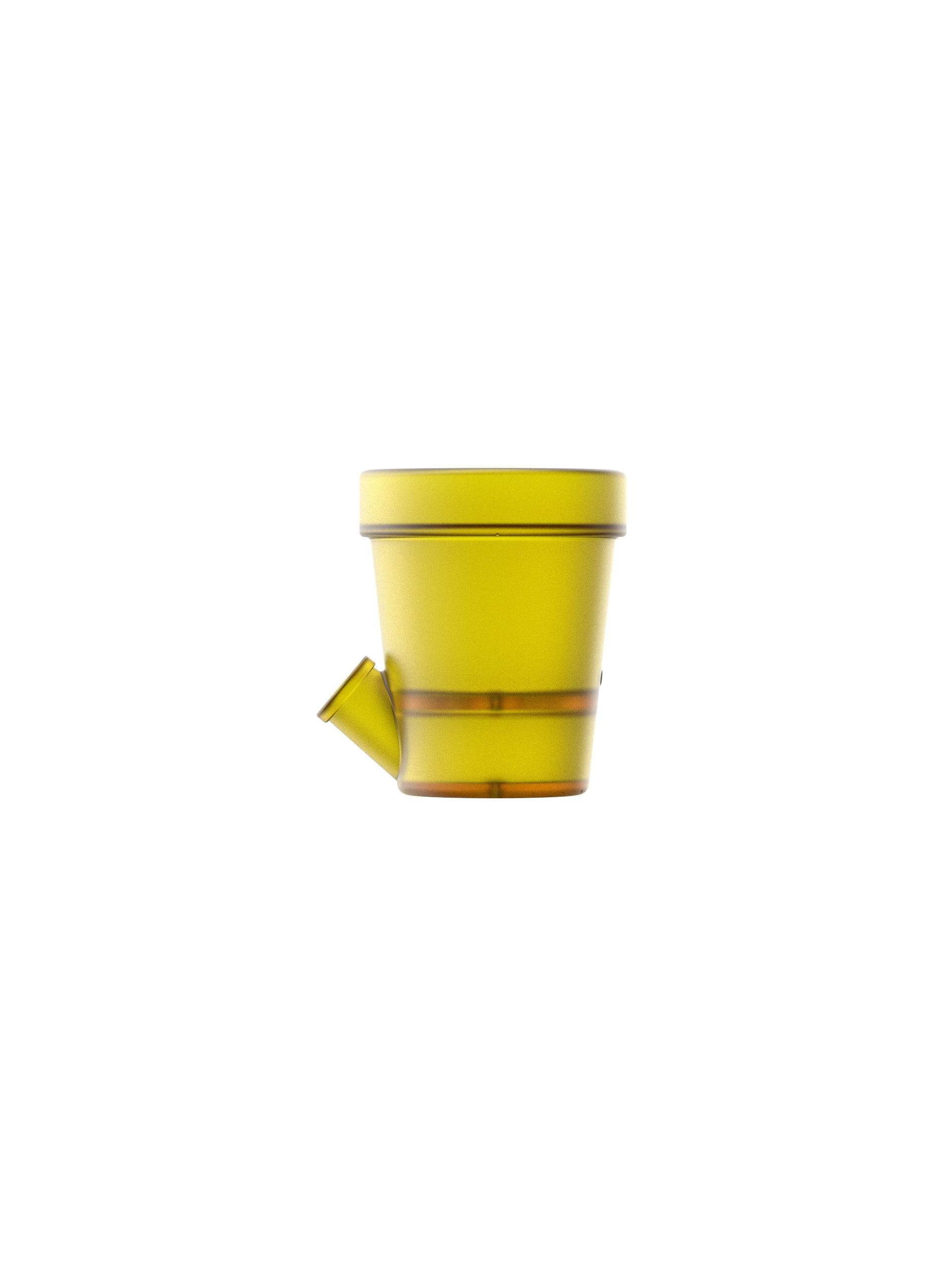 Petit Pot de Fleurs Jaune