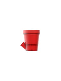 Petit Pot de Fleurs Rouge