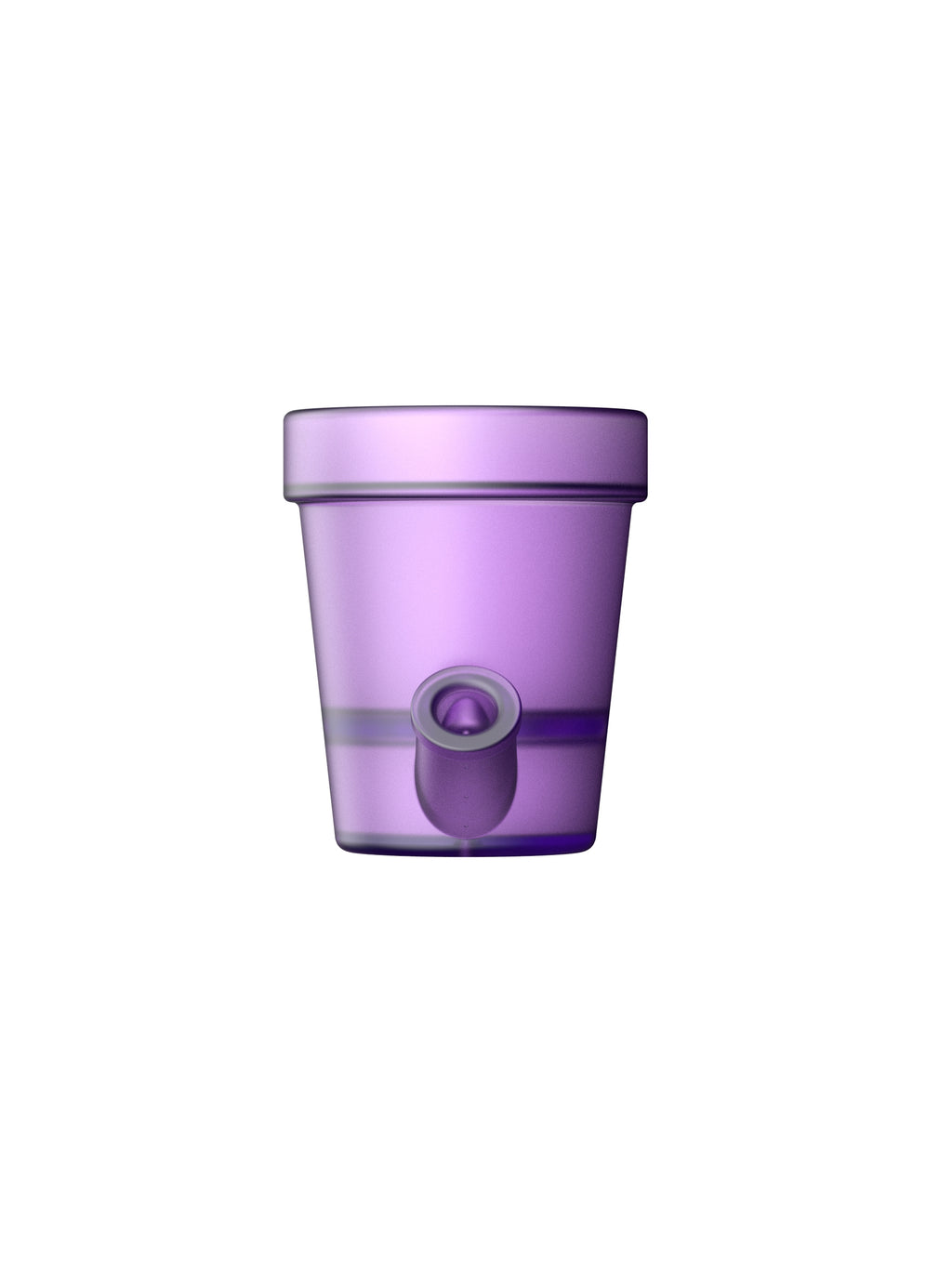Petit Pot de Fleurs Violet