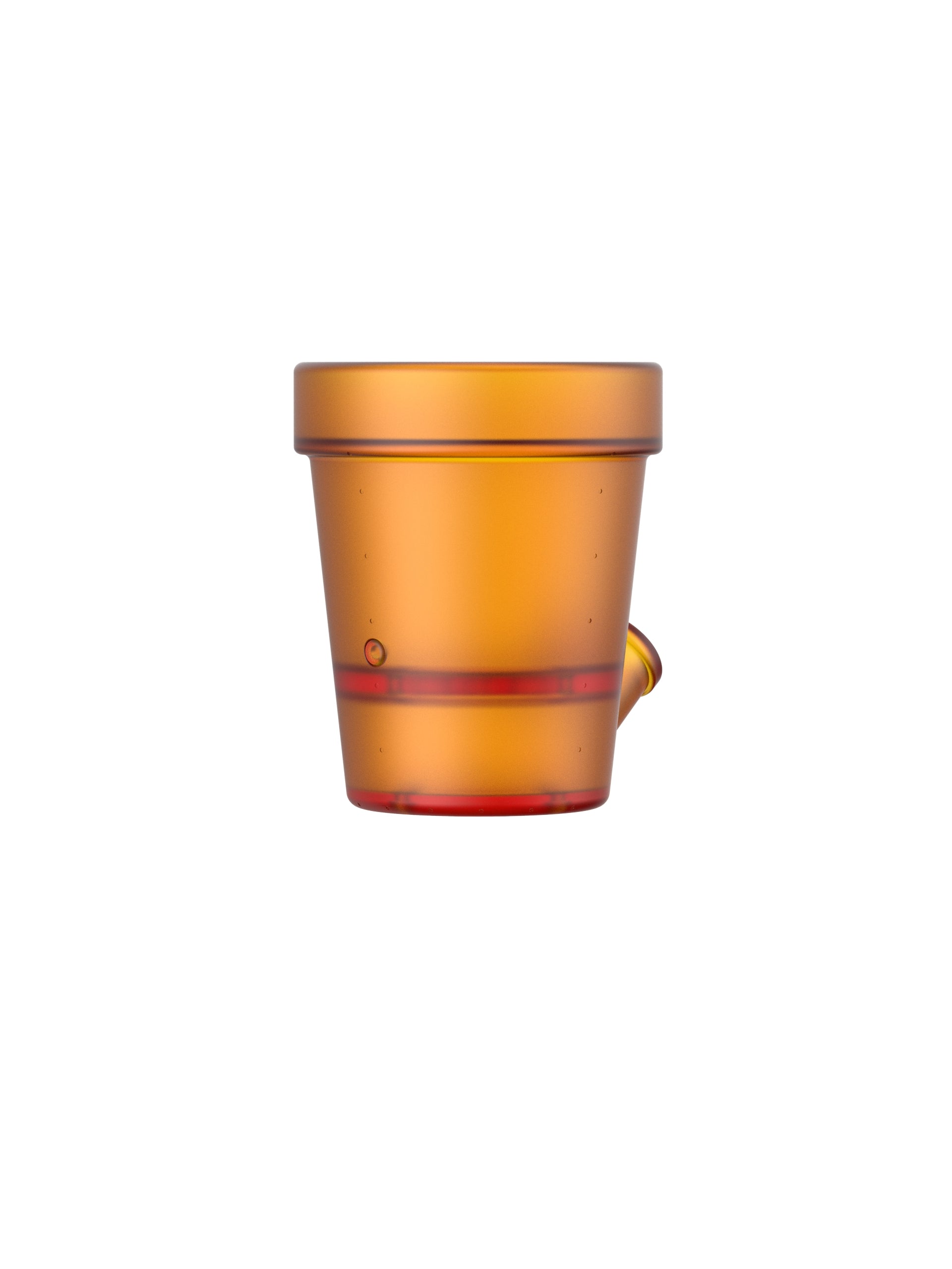Petit Pot de Fleurs Orange