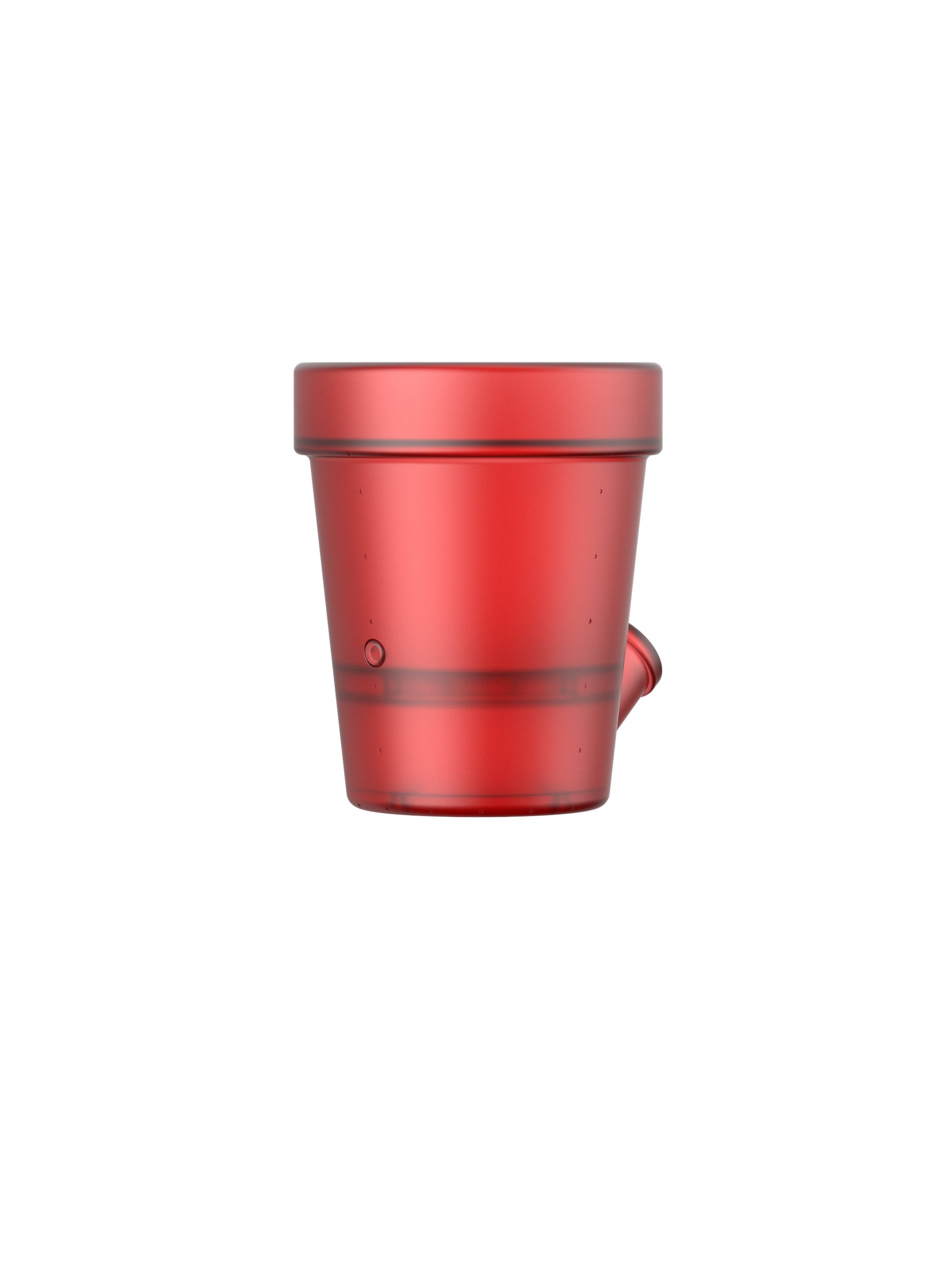 Petit Pot de Fleurs Rouge