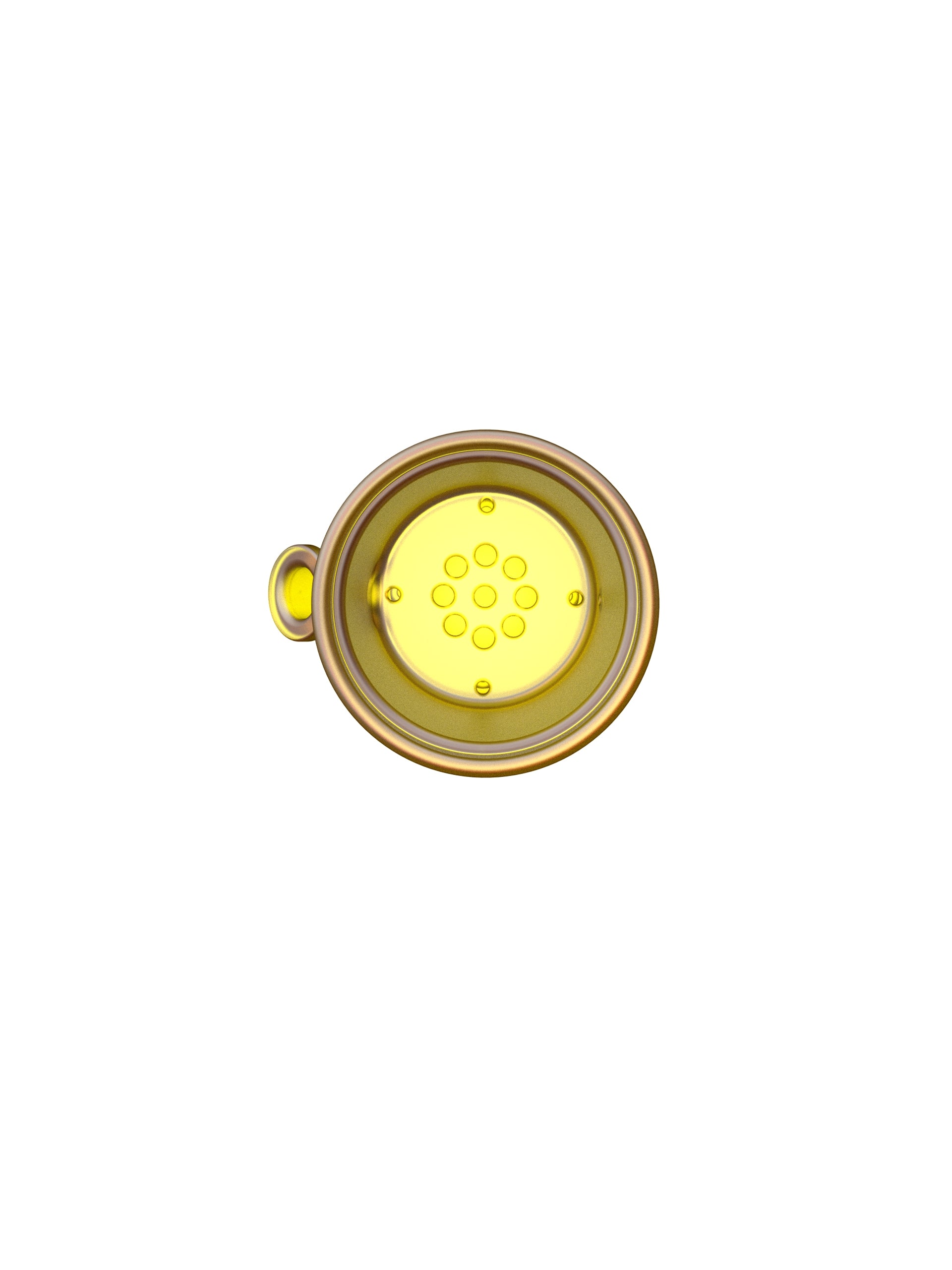 Petit Pot de Fleurs Jaune