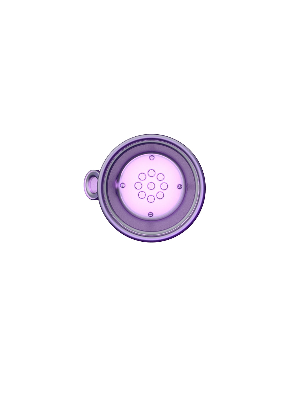 Petit Pot de Fleurs Violet