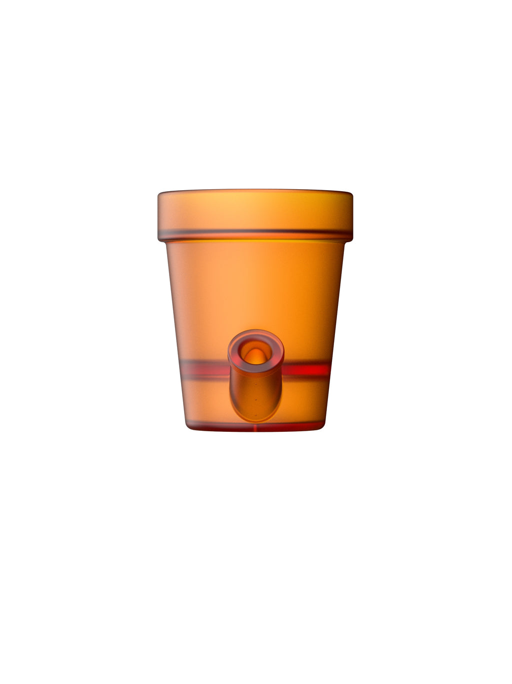 Grand Pot de Fleurs Orange