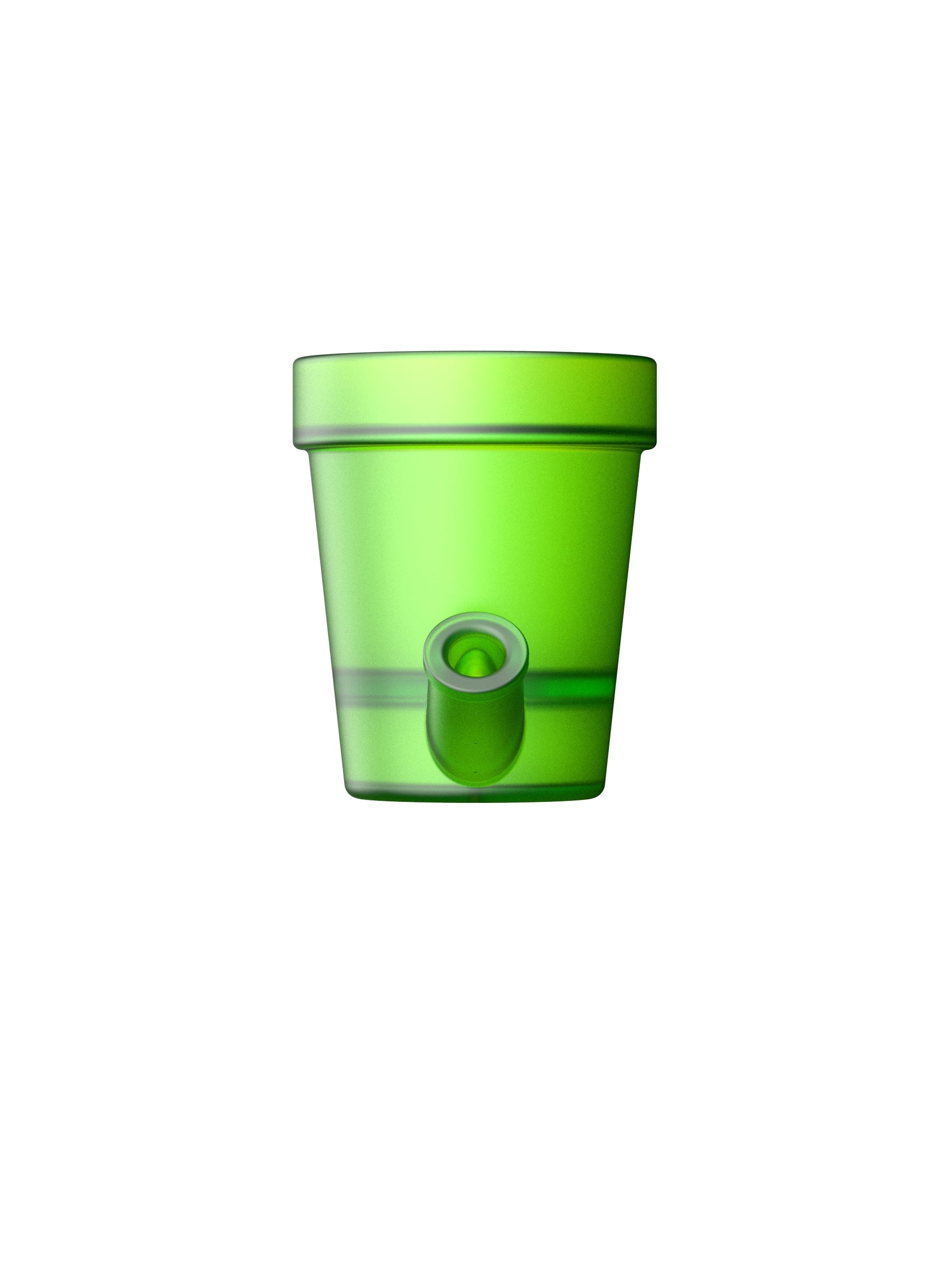 Grand Pot de Fleurs Vert