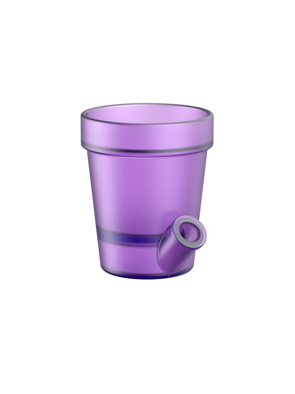 Grand Pot de Fleurs Violet