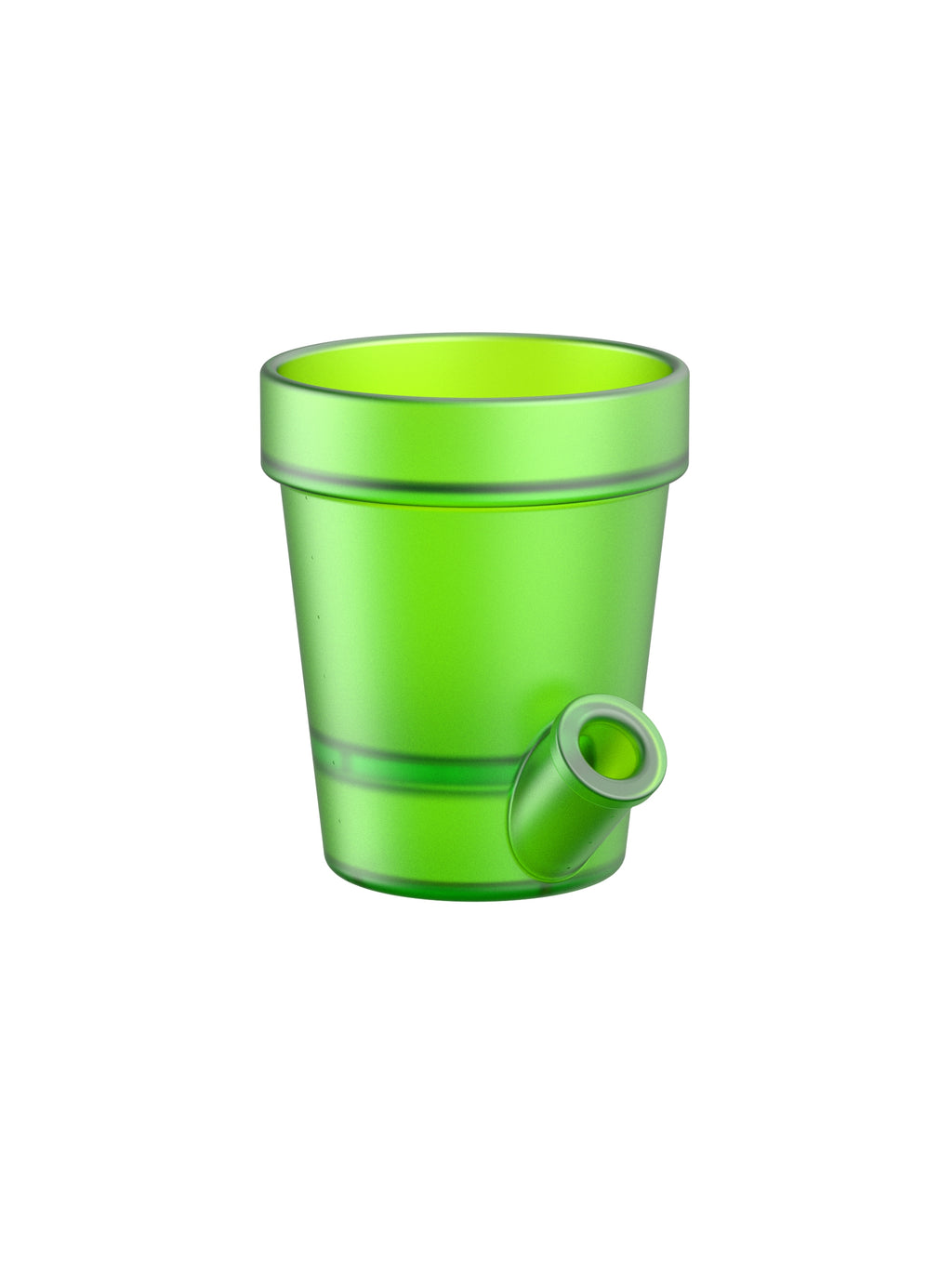 Grand Pot de Fleurs Vert
