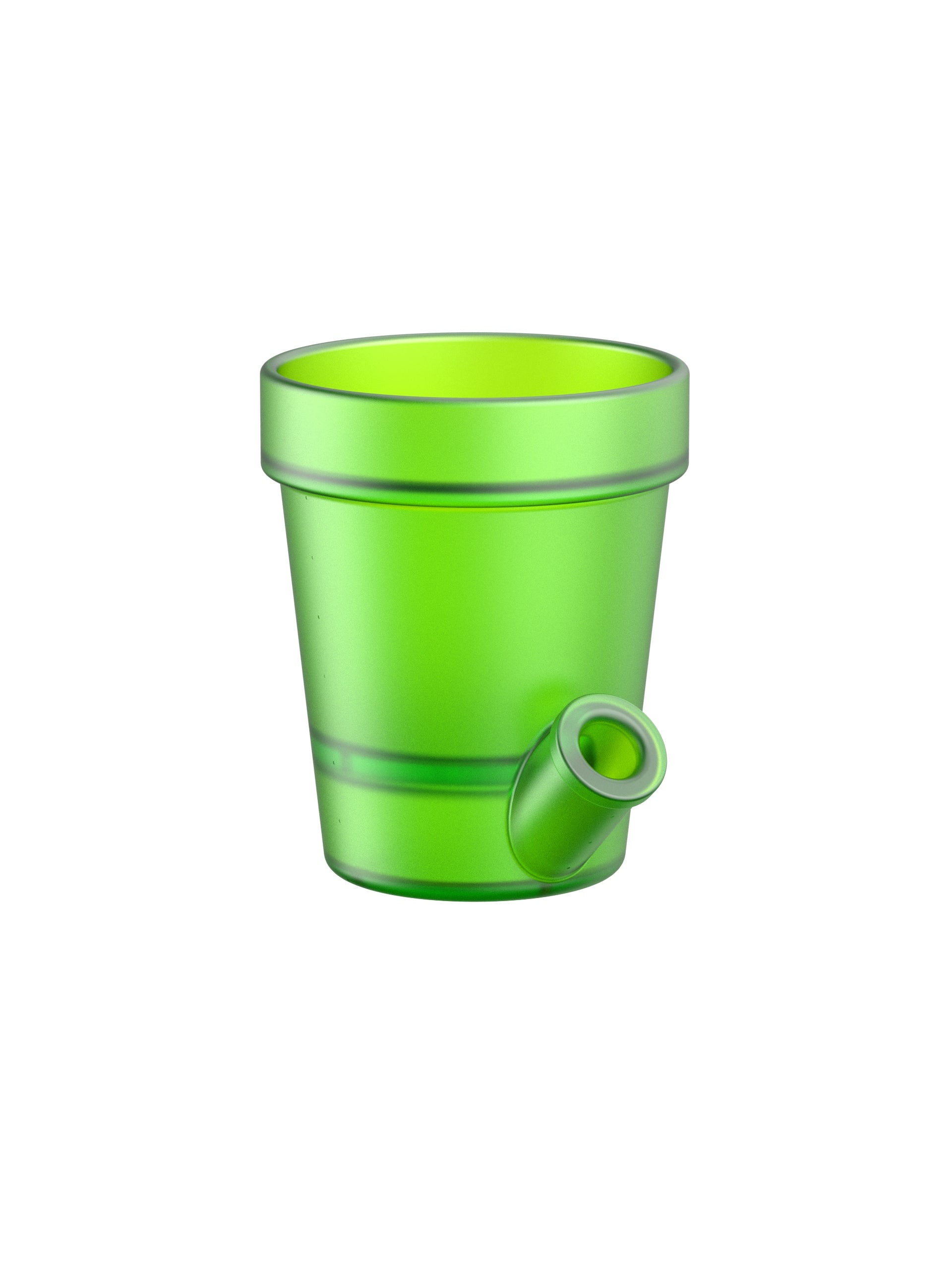 Grand Pot de Fleurs Vert