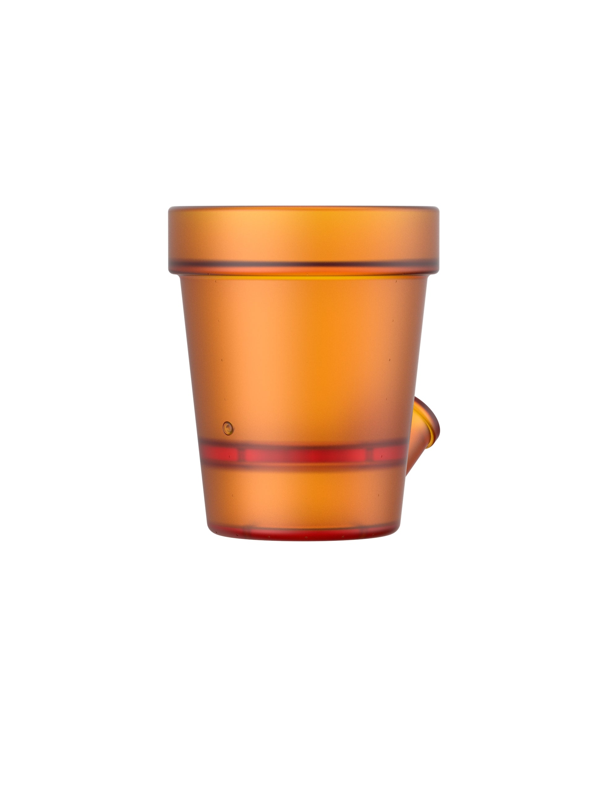 Grand Pot de Fleurs Orange