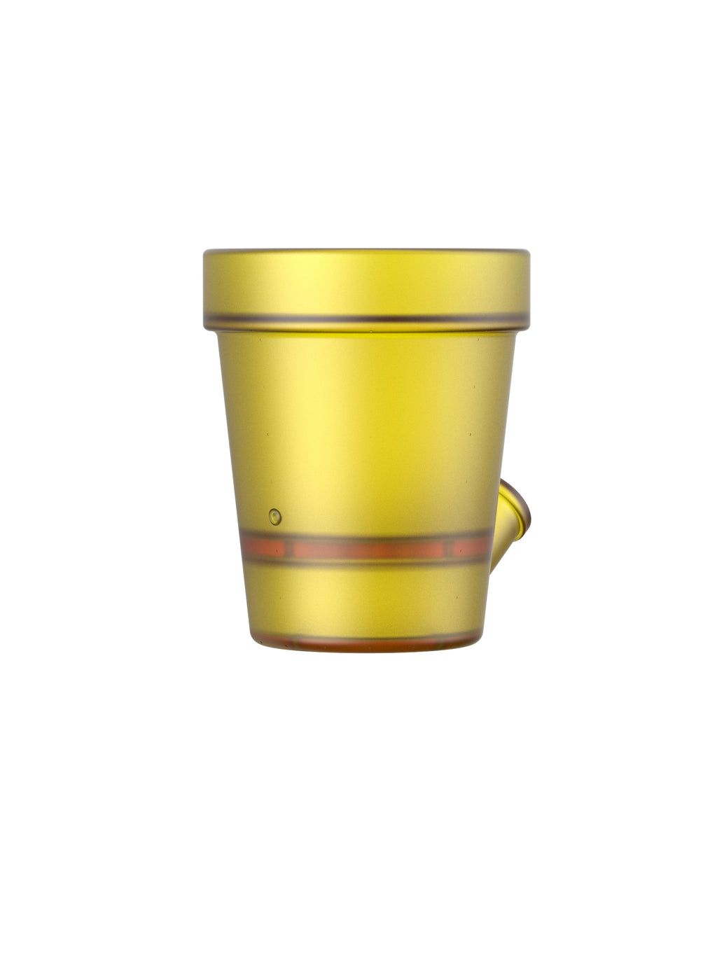 Grand Pot de Fleurs Jaune
