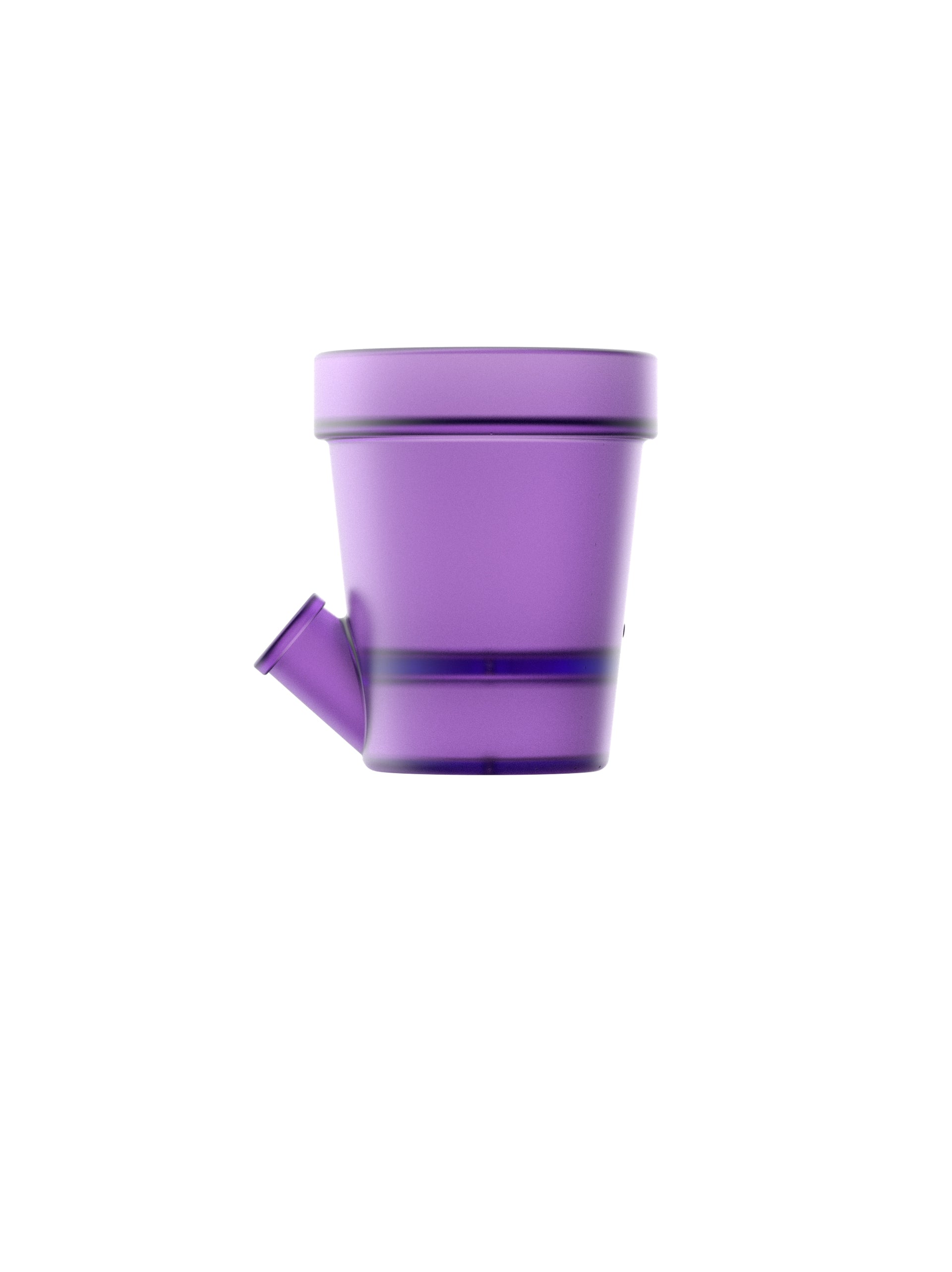 Grand Pot de Fleurs Violet