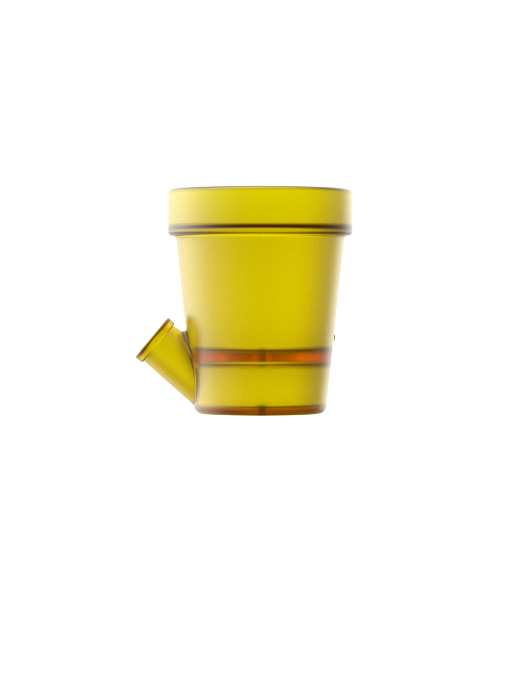 Grand Pot de Fleurs Jaune