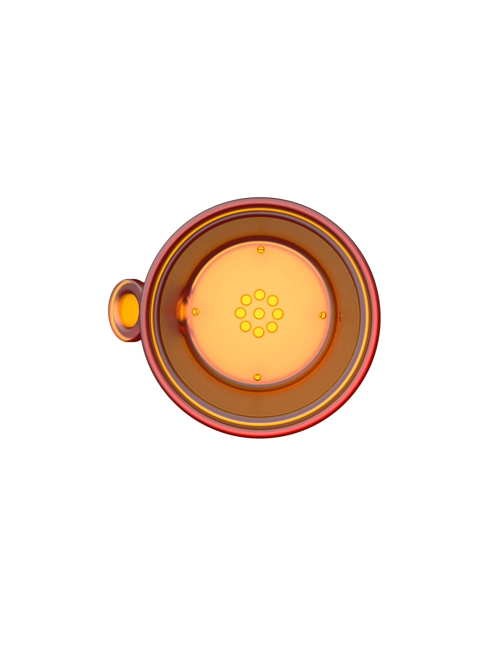 Grand Pot de Fleurs Orange