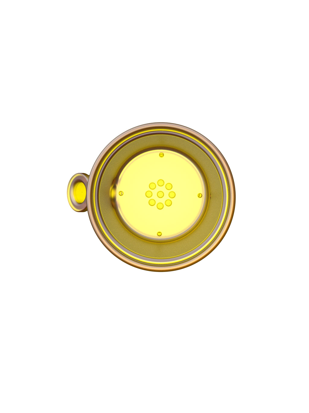 Grand Pot de Fleurs Jaune