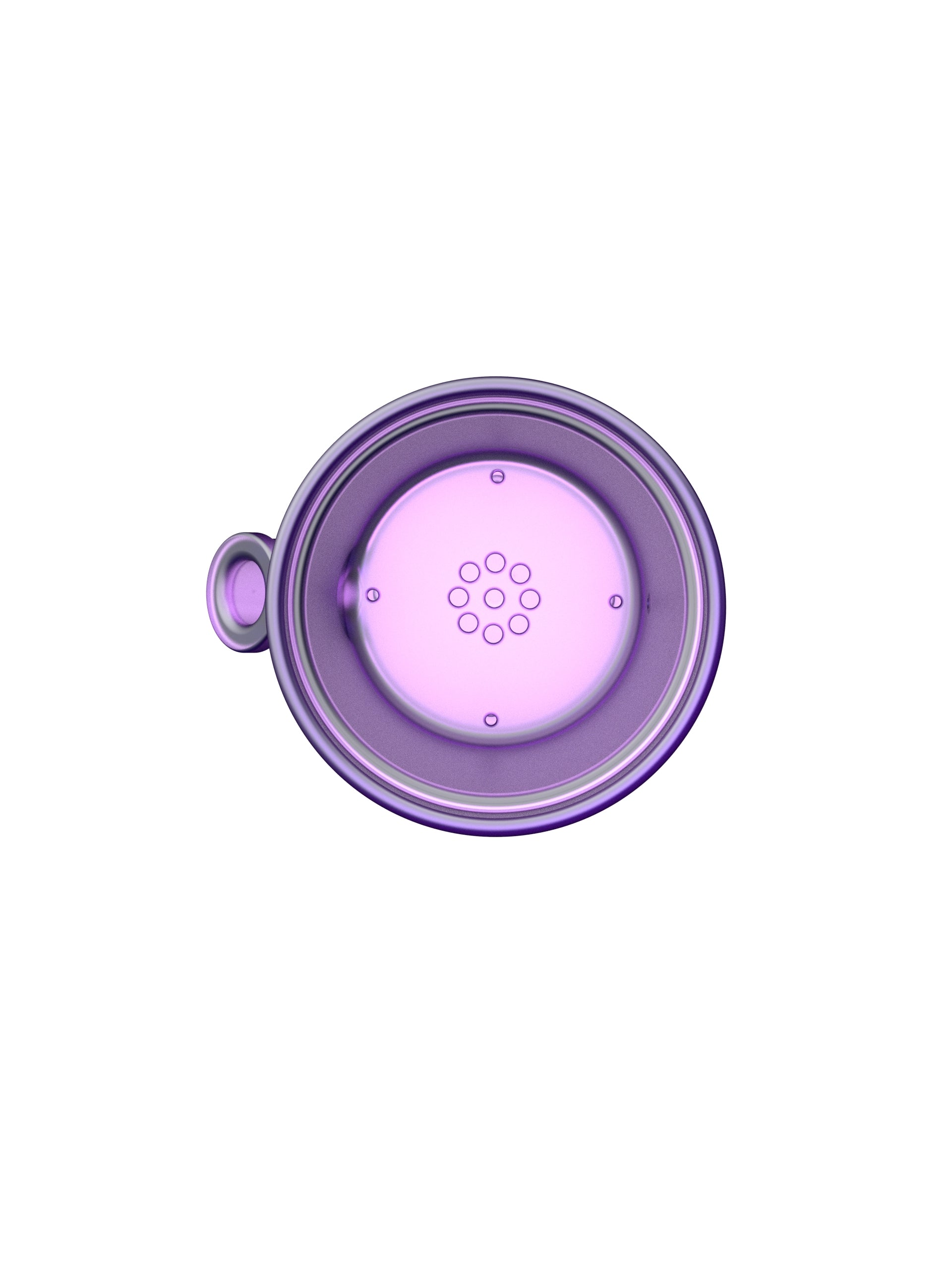 Grand Pot de Fleurs Violet